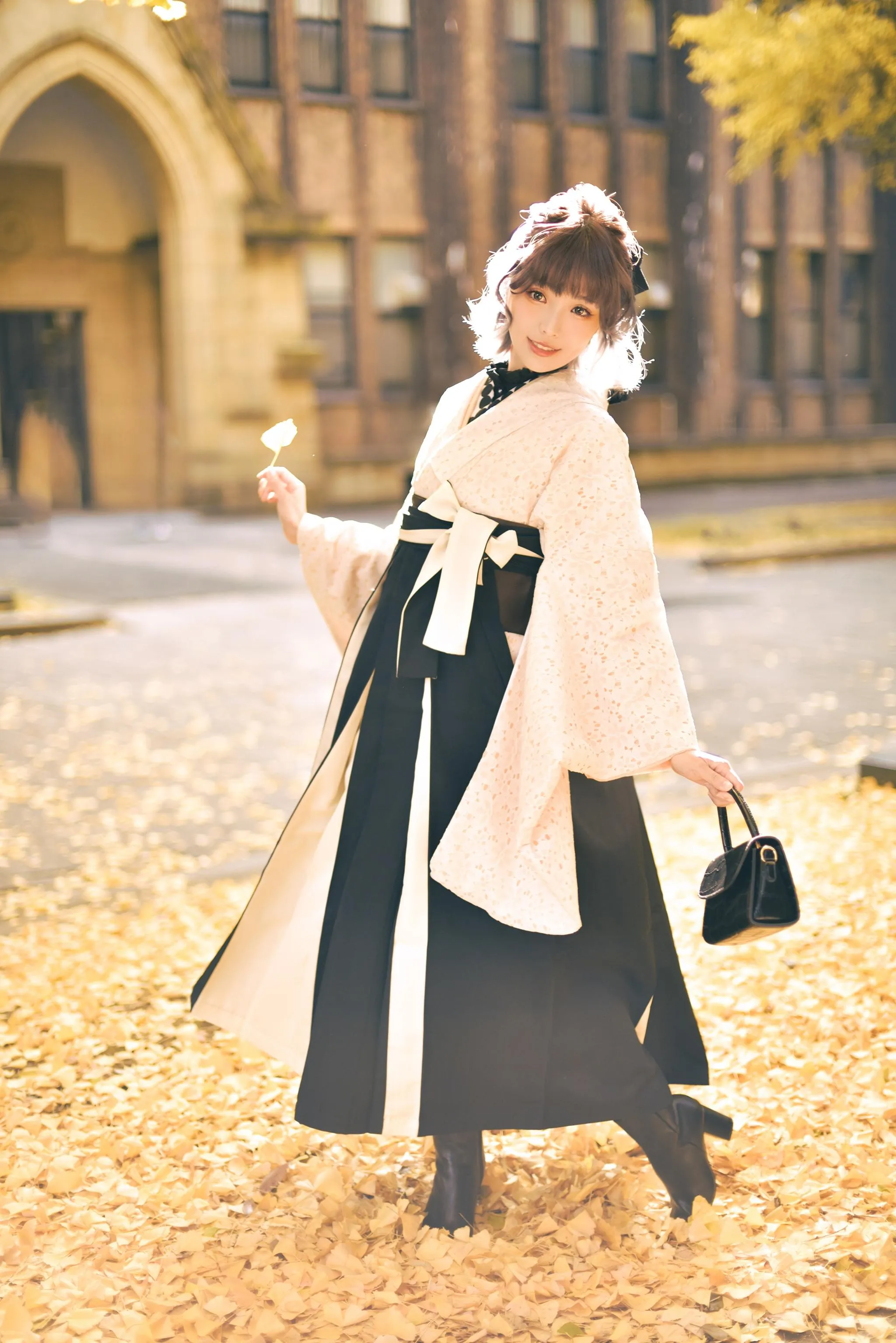 ElyEE子 – NO.130 23年11月订阅-Ginkgo Hakama [38P]插图3